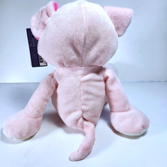 Kelly Toy Plush Pig Pink with White belly Hearts on the Feet 12 1/2" with Tags - Picture 6 of 9